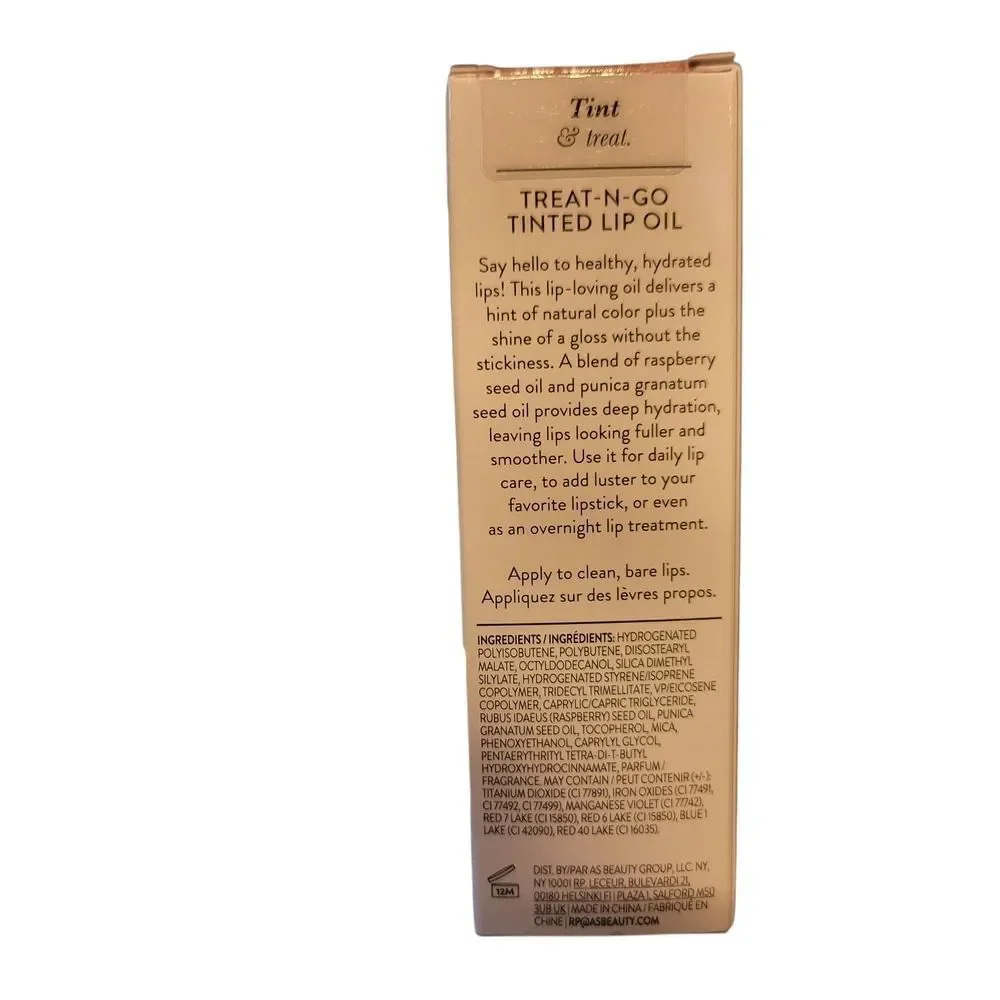 Laura Geller Pink Treat N Go Tinted Lip Oil Finish Line